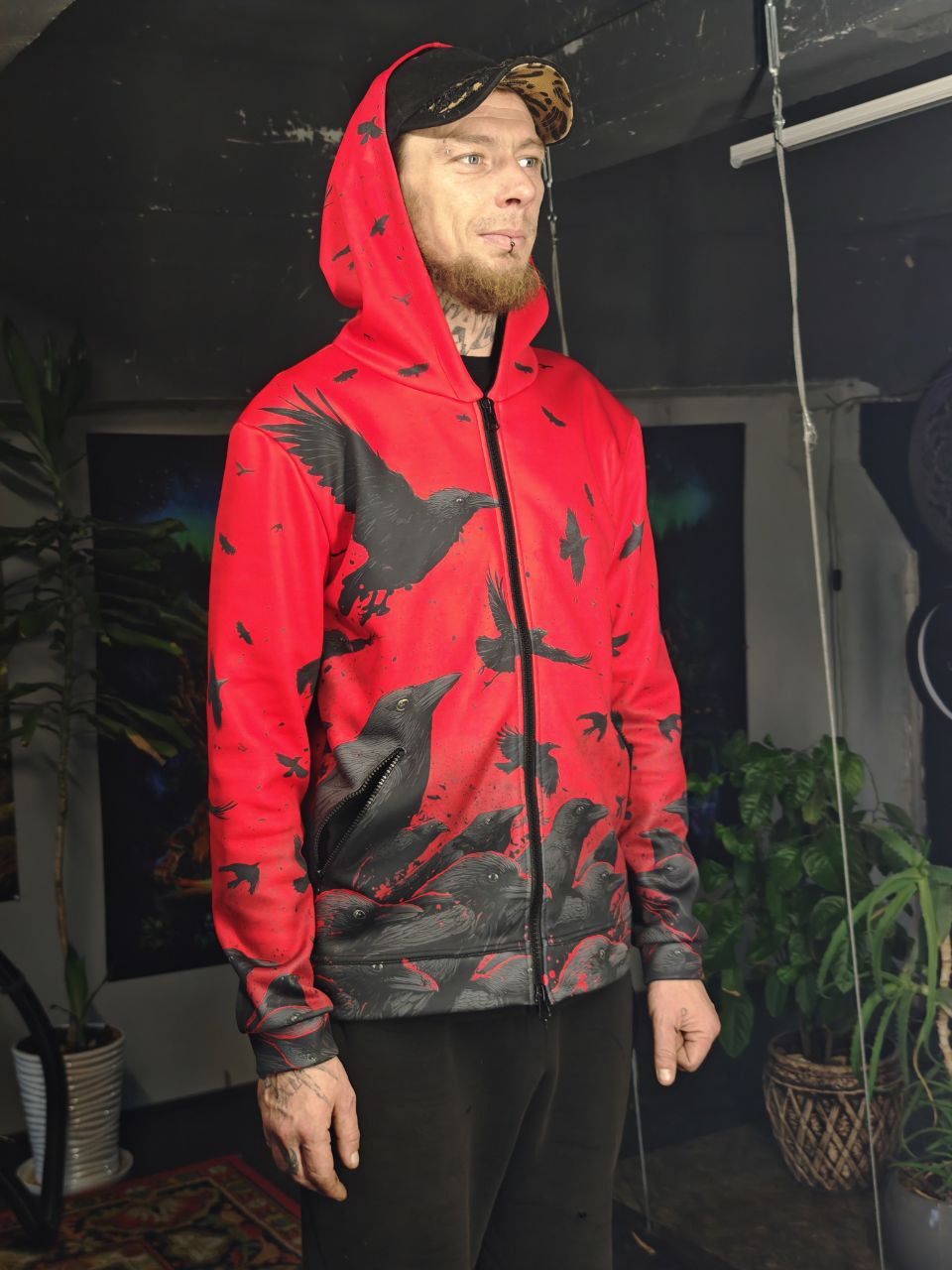 UV-active Zip-Up track jacket Ravens