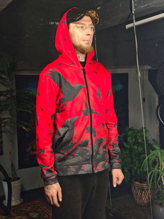 UV-active Zip-Up track jacket Ravens