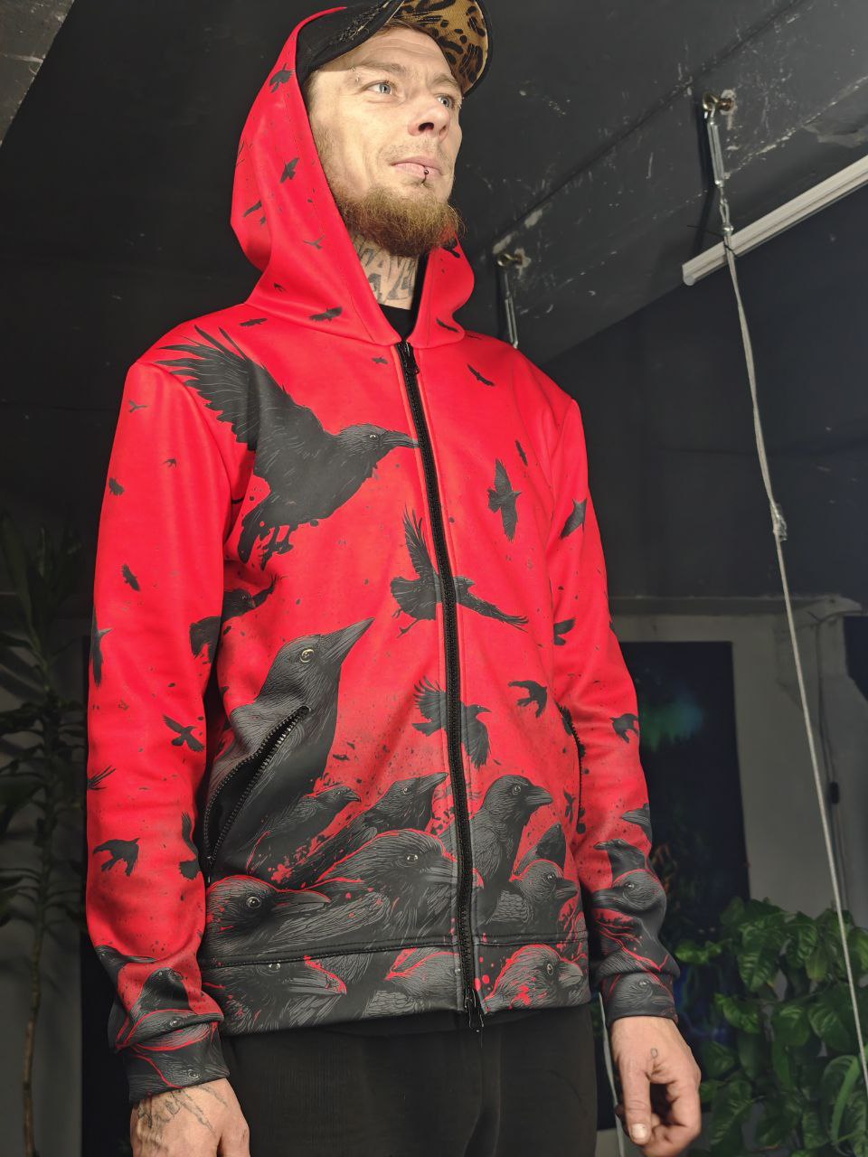 UV-active Zip-Up track jacket Ravens