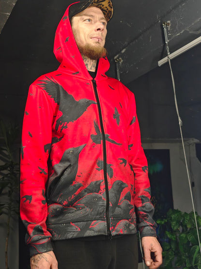 UV-active Zip-Up track jacket Ravens