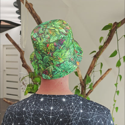 Jungle Panama, Blacklight UV active bucket hat