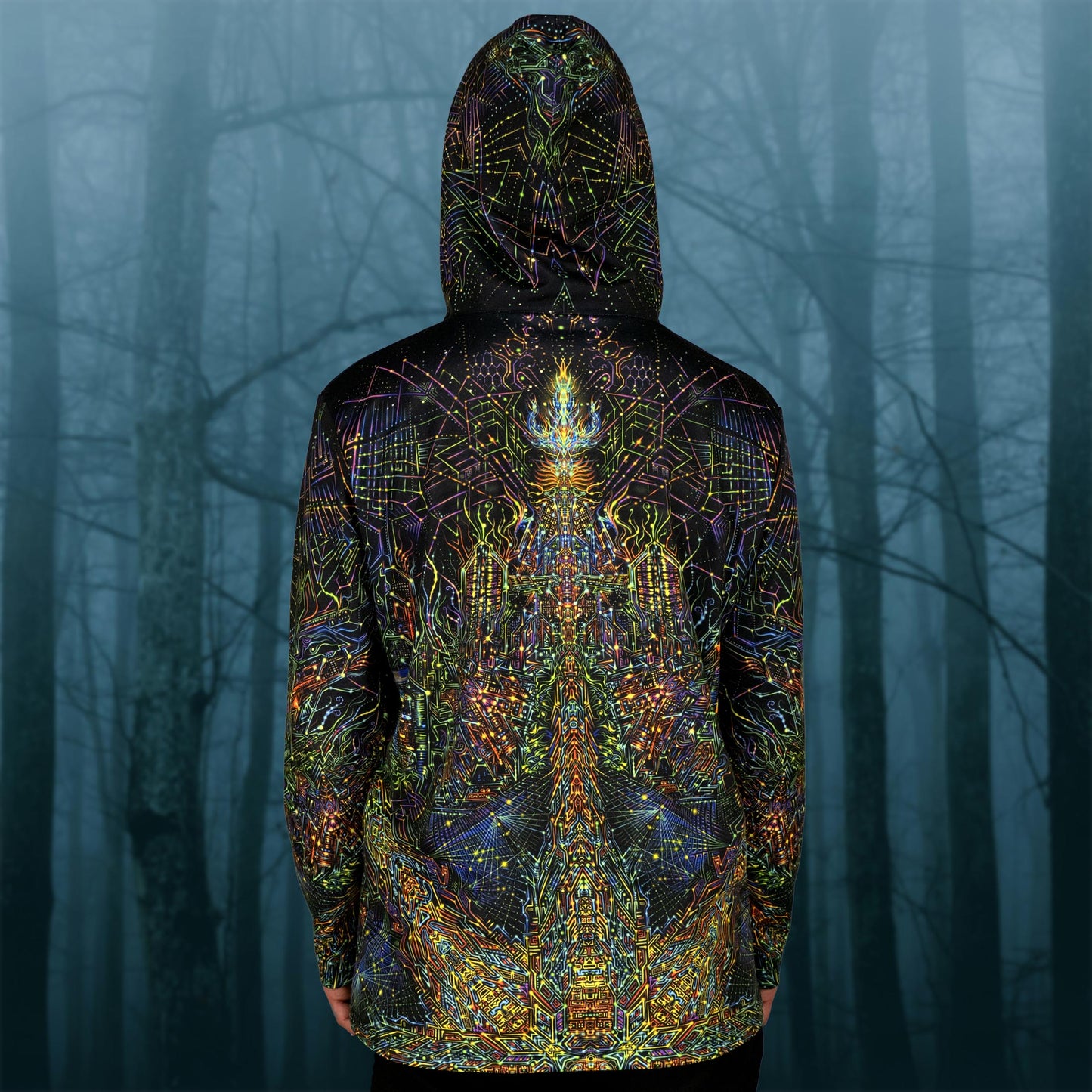 Spaceport Long sleeve UV-active Blacklight - Artrama