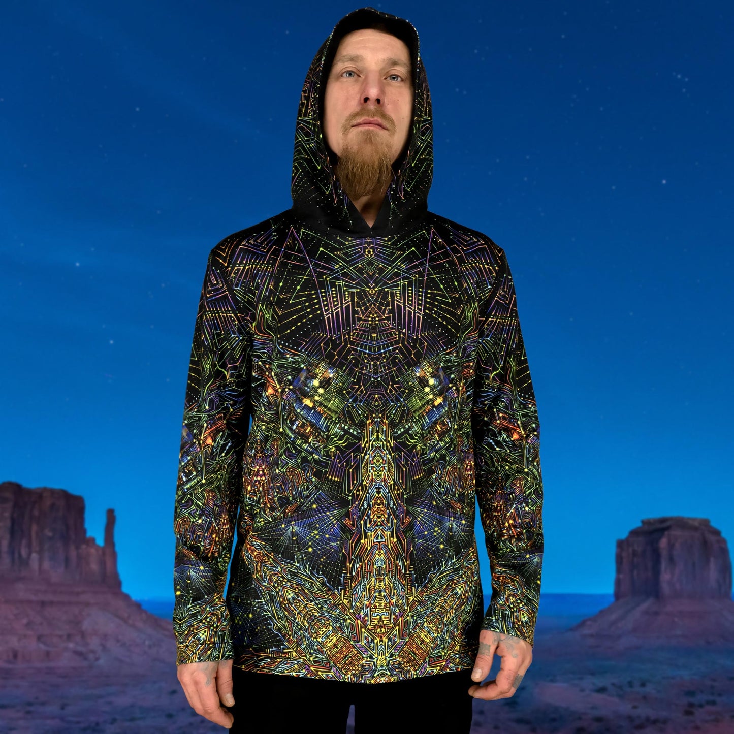 Spaceport Long sleeve Blacklight UV active