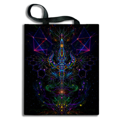 Trishula Blacklight UV active shopper bag